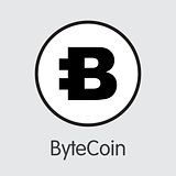 ByteCoin - Cryptocurrency Logo.
