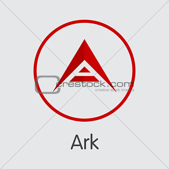 ARK Coin - Cryptocurrency Logo.