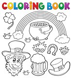 Coloring book St Patricks Day theme 1