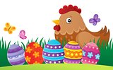 Easter hen theme image 2