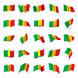 Mali flag. Vector