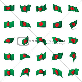 Bangladesh flag, vector illustration