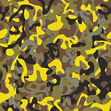 Abstract seamless camouflage pattern