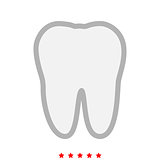 Tooth it is icon .