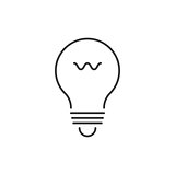 Lightbulb outline icon