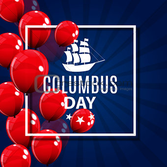 Vector Illustration of Columbus Day