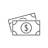 Dollar banknote icon