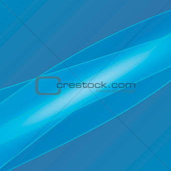 Smooth translucent lines on a blue background.