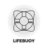 Lifebuoy Line Icon