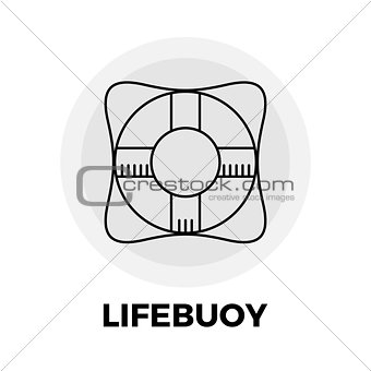 Lifebuoy Line Icon