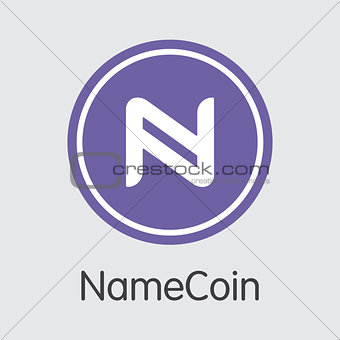Namecoin - Cryptocurrency Colored Logo.