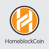 Homeblockcoin - Crypto Currency Element.