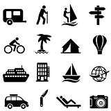 Leisure, recreation and outdoor icons