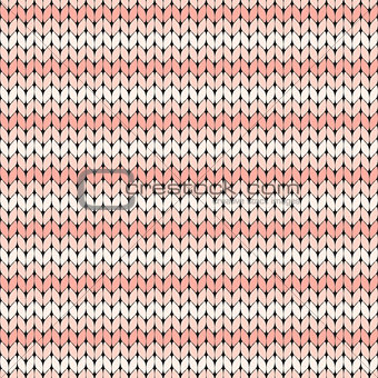 pink striped knitted seamless pattern