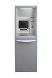 Atm machine isolated on white