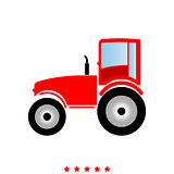 Tractor it is icon .