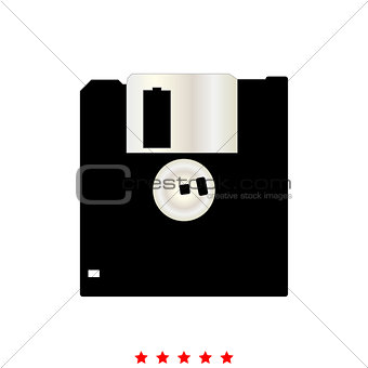 Floppy disk it is icon .