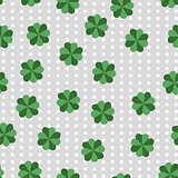 Clover St. Patricks Day pattern. Seamless