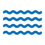 Waves vector icon