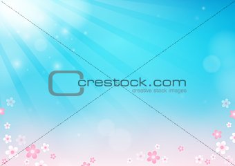 Flower theme abstract background 2