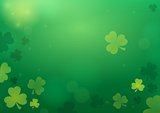 Three leaf clover abstract background 2