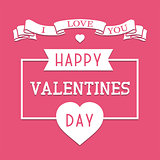 Happy valentines day background. Romantic greeting card,poster, brochure, cover