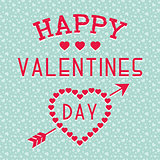 Happy valentines day background. Seamless hearts pattern. Romantic greeting card,poster,brochure,cover,template