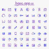 UI and UX big bold line icons kit