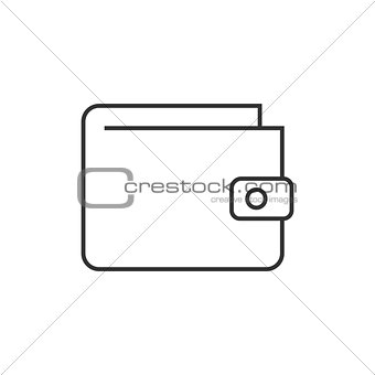 Wallet outline icon
