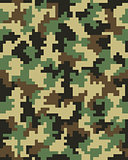 Seamless digital camouflage pattern