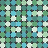 Green big dots tile vector  pattern or background
