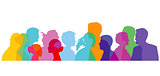 Colorful group of people illustration