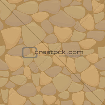 Vector texture of stones in brown colors