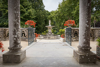 Beautiful View of the Monserrate palace garden