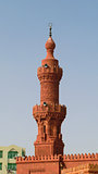 Exterior view to Great Masjid Minaret, Khartoum, Soudan