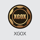 Xgox - Crypto Currency Sign Icon.
