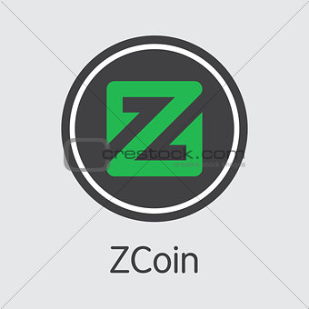Zcoin Cryptocurrency - Vector Element.