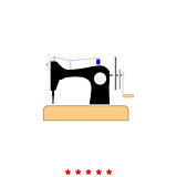 Sewing machine it is icon .