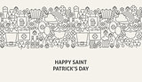 Saint Patrick Day Banner Concept