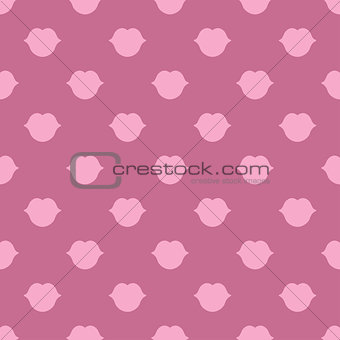 Lips seamless texture bright pink color