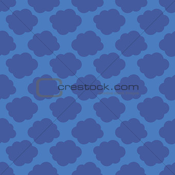 Clouds weather seamless pattern background
