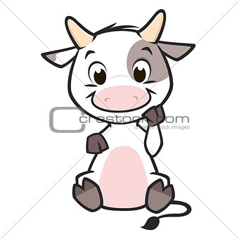 Cartoon Baby Cow