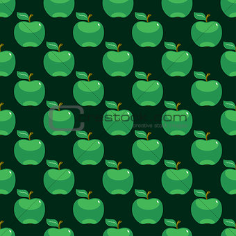 Apple green seamless pattern background