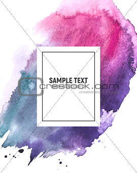 Gold Paint GlitterinAbstract Paint Hand Drawn Watercolor Background Vector Illustrationg Textured Art Luxury packaging templates. Vector Illustration