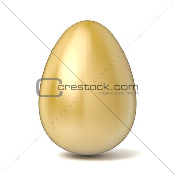 Golden egg. 3D