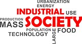 word cloud - industrial society