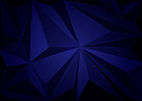 Dark blue low poly template. An elegant bright illustration with gradient. A completely new template for your business design.