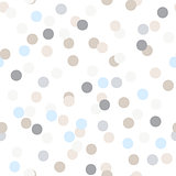 Seamless vector pattern of colorful party confetti