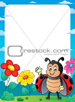 Ladybug theme frame 2