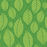 Leafy seamless background 8
